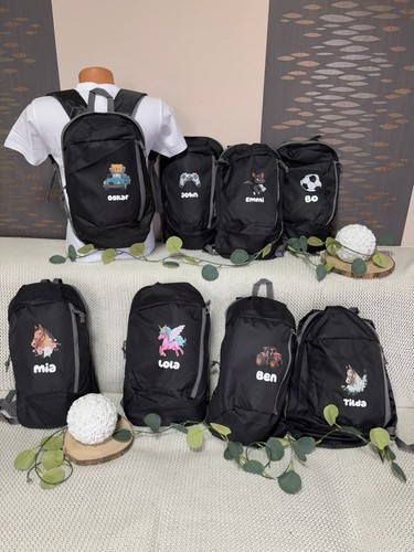 Schwarzer kinder rucksack - schwarzer,