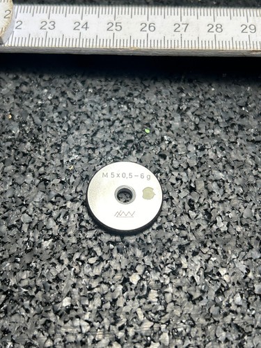 Gewindelehrring 5 6g - gewindelehrring, 0,5
