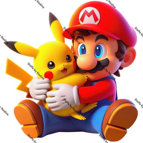 Panel mario mit pokemon - mario,