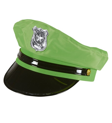 Polizeihut neon grün polizei - neon,