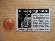 Reklame werbeanzeige garten - werbeanzeige,