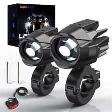 2x LED Motorrad Nebelleuchte