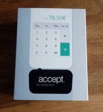 Accept by Wirecard Reader EC-Karten Kartenterminal Kontaktloses Zahlen