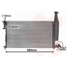 Van Wezel Motorkühler für