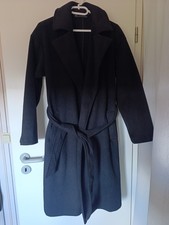 Mantel lang schwarz gr.36