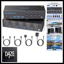 KVM Switch 3 Monitors 4