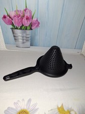 Tupperware Spitz- Sieb NEUHEIT Abseihsieb Abtropfsieb Schwarz Neu