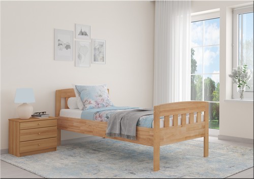 Stabiles buchebett einzelbett - stabiles,