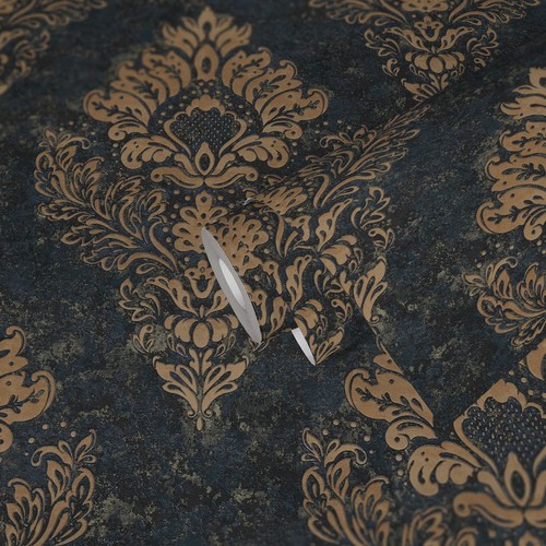 Tapete mit floralen - , ornamenten