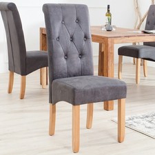 Edler Stuhl CASA vintage grau