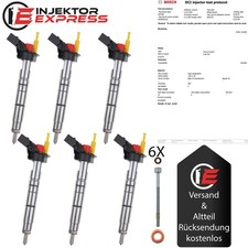6x 0445116026 Bosch Injektor