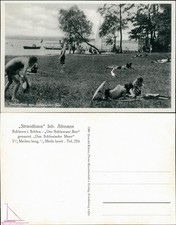 Postcard Schlawa (Schlesiersee) Sława Strandhaus 1932  b. Wschowa Fraustadt