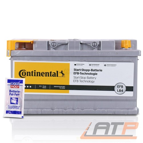 Continental autobatterie 12v - autobatterie,