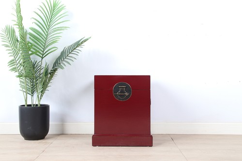 Chinesische truhe rot ral3004 - rot,