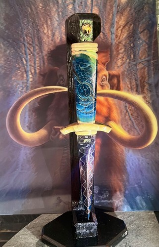 Dolch messer unikat fossiler - dolch,