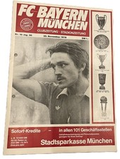 FC Bayern München  Stadionzeitung 1978 (Derby gg. FCN)