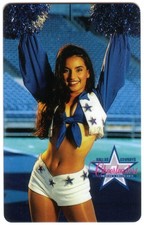10M Dallas Cowboys Cheerleader Melissa Valdez Telefonkarte