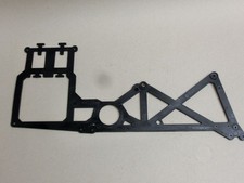 Ersatzteil 1x Seitenteil Unterbau Graupner UniMechanik Hubschrauber Heli Elektro