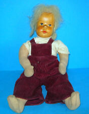 Alte Kramer - Puppe mit Holzkopf  !