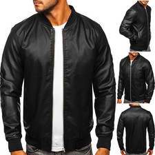 Kunstlederjacke Bikerjacke