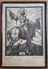 Hl.  Georg zu Pferd nach A