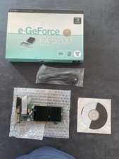 Grafikkarte e-GeForce FX 5200 NVIDIA 128 MB VGA TV - Out DVI 