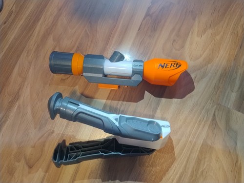 Nerf zielfernrohr und zweibein - und,