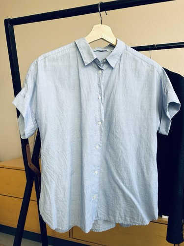 Uniqlo hemd bluse blau - uniqlo,