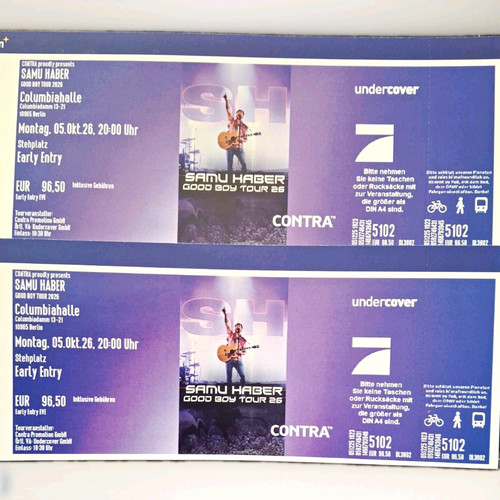 Samu haber tickets good - haber,