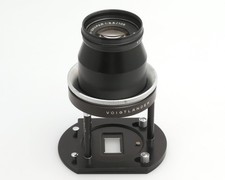 Voigtländer Prominent 1:1 Makrostativ mit Color-Skopar 105 mm + Verbindungsring