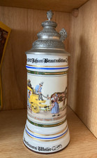 Postbrauerei Weiler Bierkrug mit Zinndeckel Limitierte Auflage von 1982