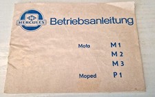 Betriebsanleitung 1974 / Handbuch Hercules Mofa M1 / M2 / M3 Moped P1