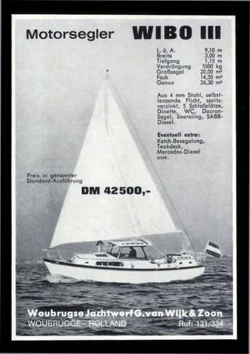 Alte werbung 1966 motorsegler - alte,