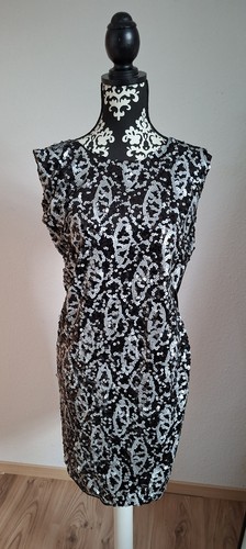 Edles pailettenkleid schwarz - edles,