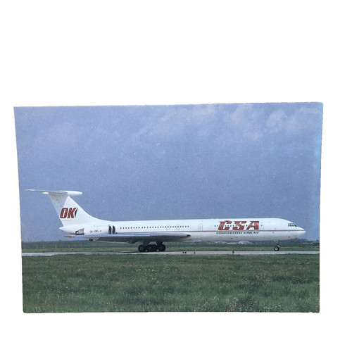 Postkarte flugzeug flieger - postkarte,