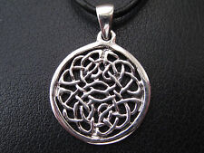 Keltischer Knoten 925'er Silber Kettenanhänger Keltenknoten  / KA 810.2