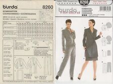 out-of-print: burda international 8260, Papier Schnittmuster, Gr. 34 - 40