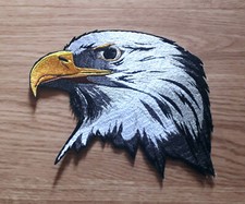 Adler Eagle Aufnäher Patch  XL XXL Rückenaufnäher Western Weisskopfseeaadler