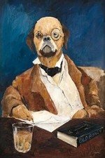 PUG CARLIN MOPS HUND DRESSED