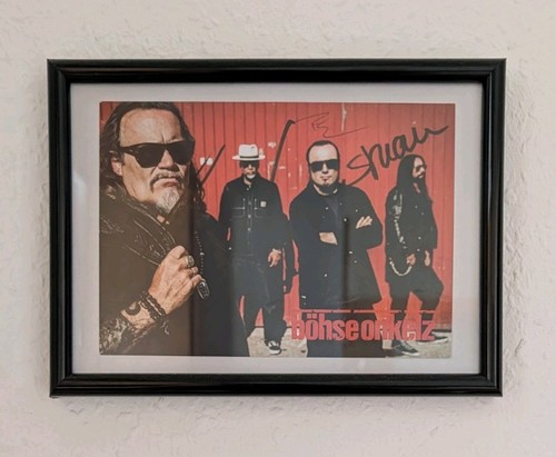 Autogrammkarte böhse onkelz - böhse,