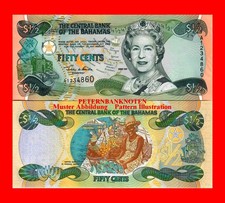 BAHAMAS  1/2  Dollar 2001  Unc