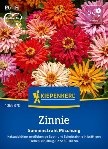 Kiepenkerl blumensamen zinnie - blumensamen,