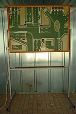 XXL Fahrschule Wende - Tafel WHITEBOARD auf Rollen W. Degener MIT AUTOS Schule