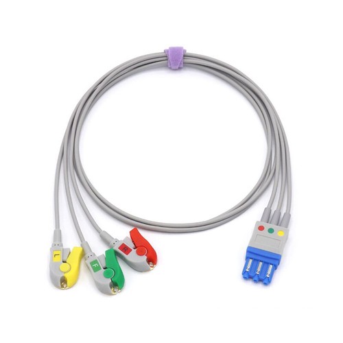 Leitleitungen clip ekg kabel - 3,
