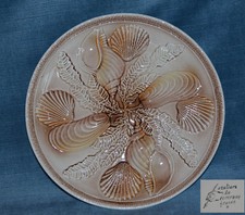 Sarreguemines  TELLER  Muscheln Atelier d'Art Du Revernay 