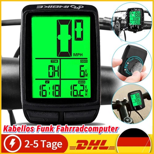 Funk kabellos fahrradcomputer - funk,