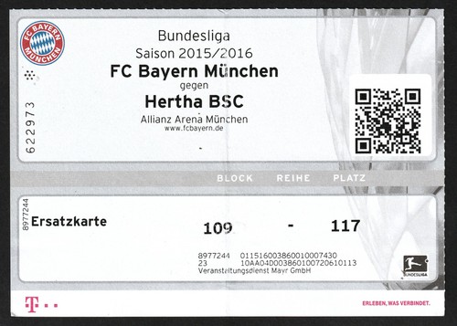 Ticket 2015 bayern - ticket,