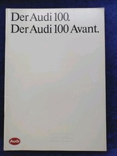 AUDI 100 und 100 Avant, Typ 44 Prospekt 9.1984   mit Farben und Polstern