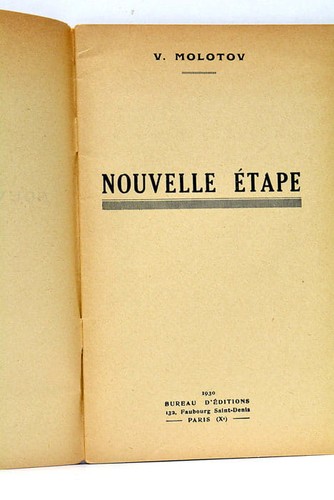 Molotow neue etappe paris - neue,