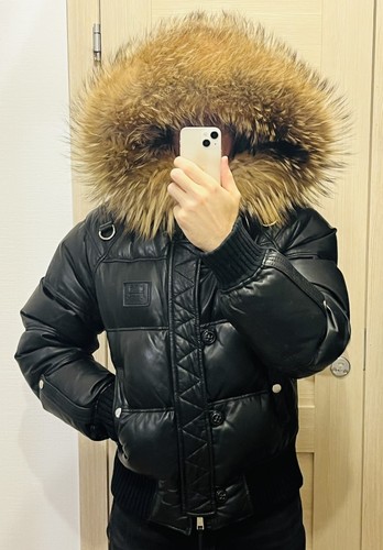 Dsquared2 herren lederjacke - dsquared2,